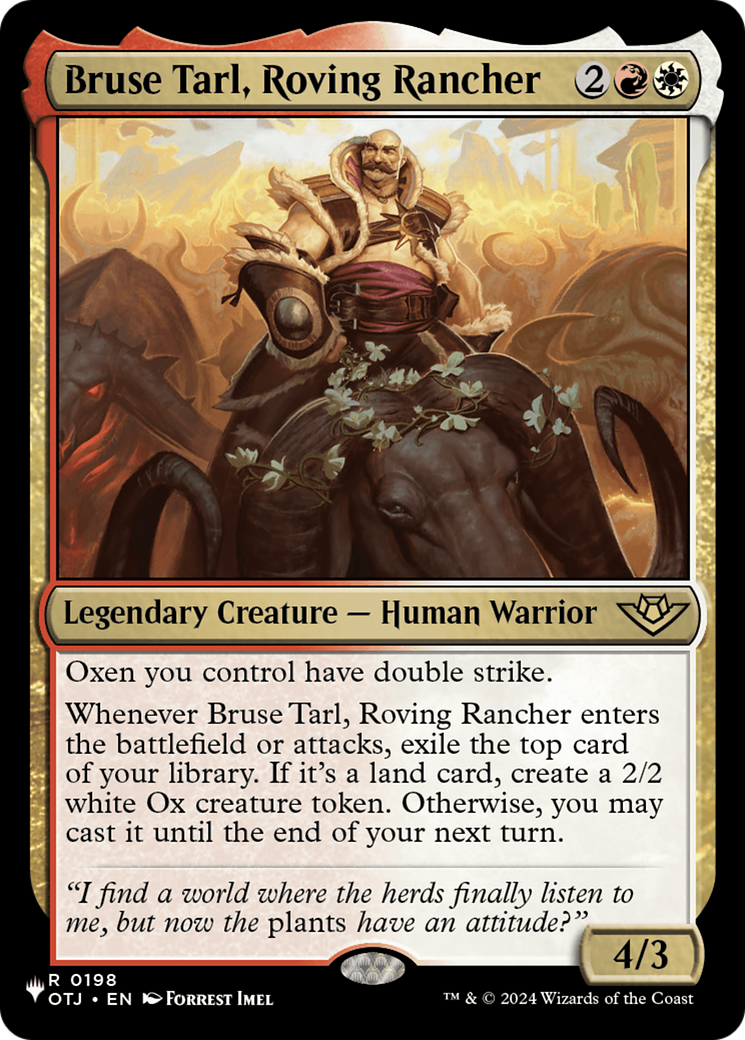 Bruse Tarl, Roving Rancher (OTJ) [The List] | Exor Games New Glasgow