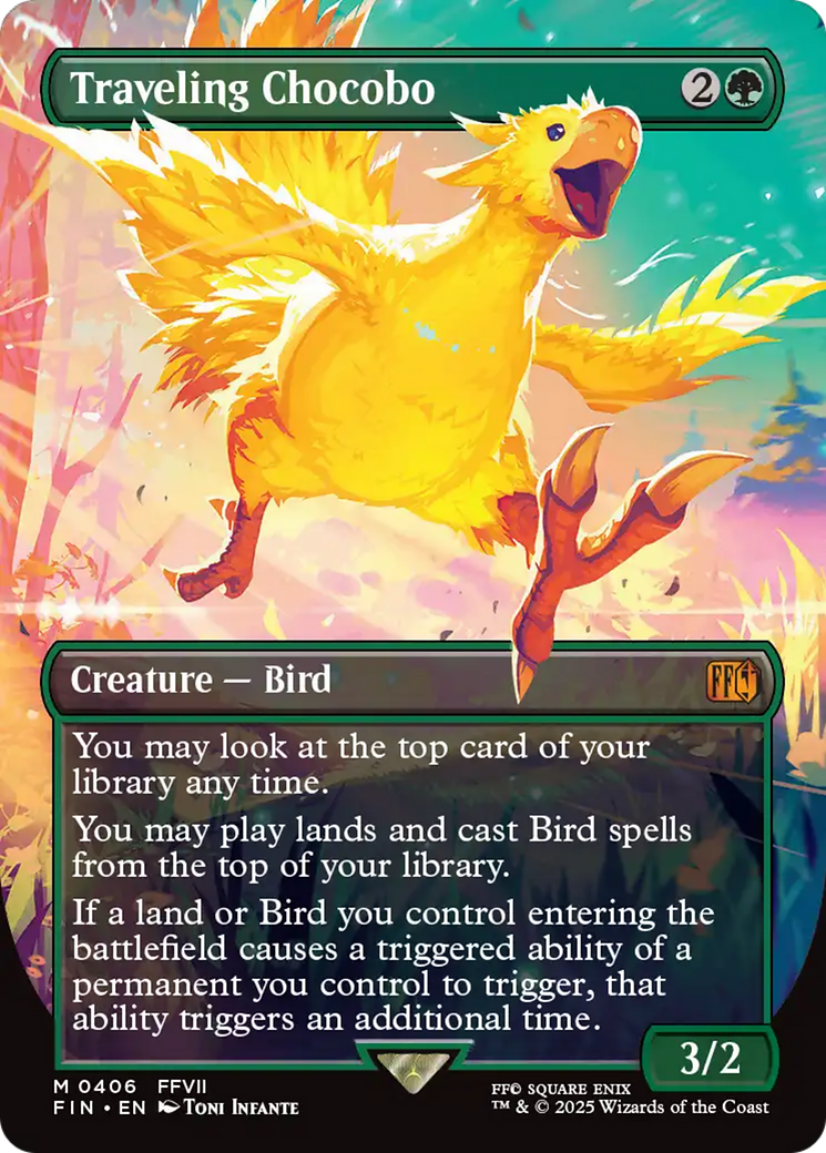 Traveling Chocobo (Borderless) [FINAL FANTASY] | Exor Games New Glasgow