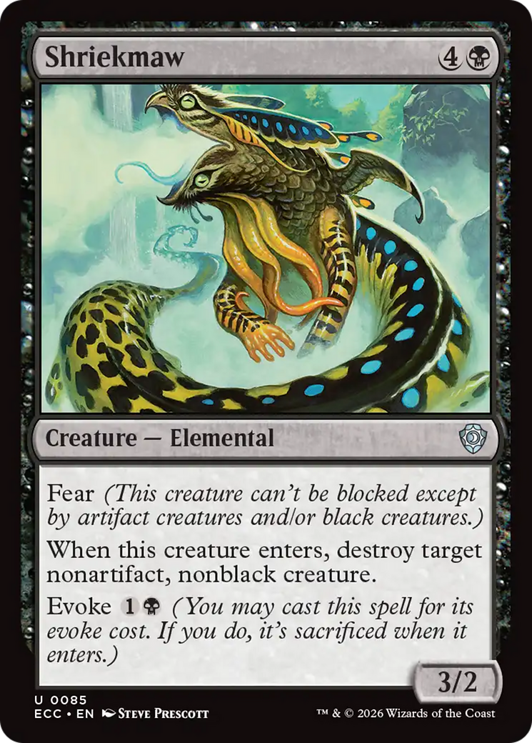 Shriekmaw [Lorwyn Eclipsed Commander] | Exor Games New Glasgow