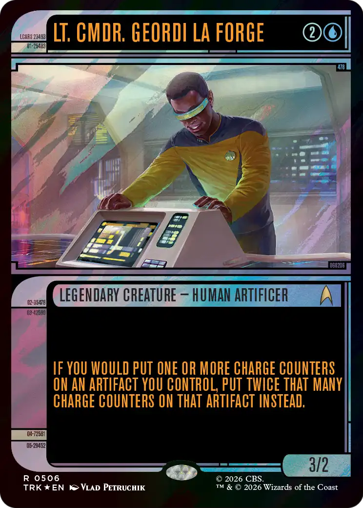 Lt. Cmdr. Geordi La Forge (Showcase) (Surge Foil) [Star Trek] | Exor Games New Glasgow
