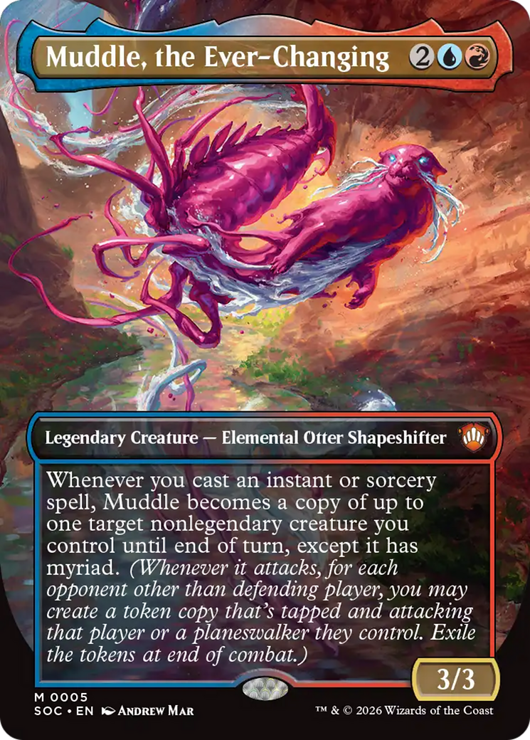 Muddle, the Ever-Changing (Borderless) [Secrets of Strixhaven Commander] | Exor Games New Glasgow