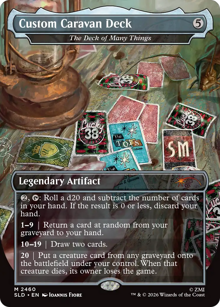 Custom Caravan Deck - The Deck of Many Things [Secret Lair Drop Series] | Exor Games New Glasgow