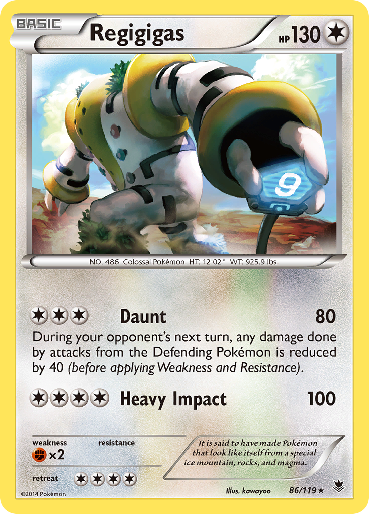 Regigigas (86/119) [XY: Phantom Forces] | Exor Games New Glasgow