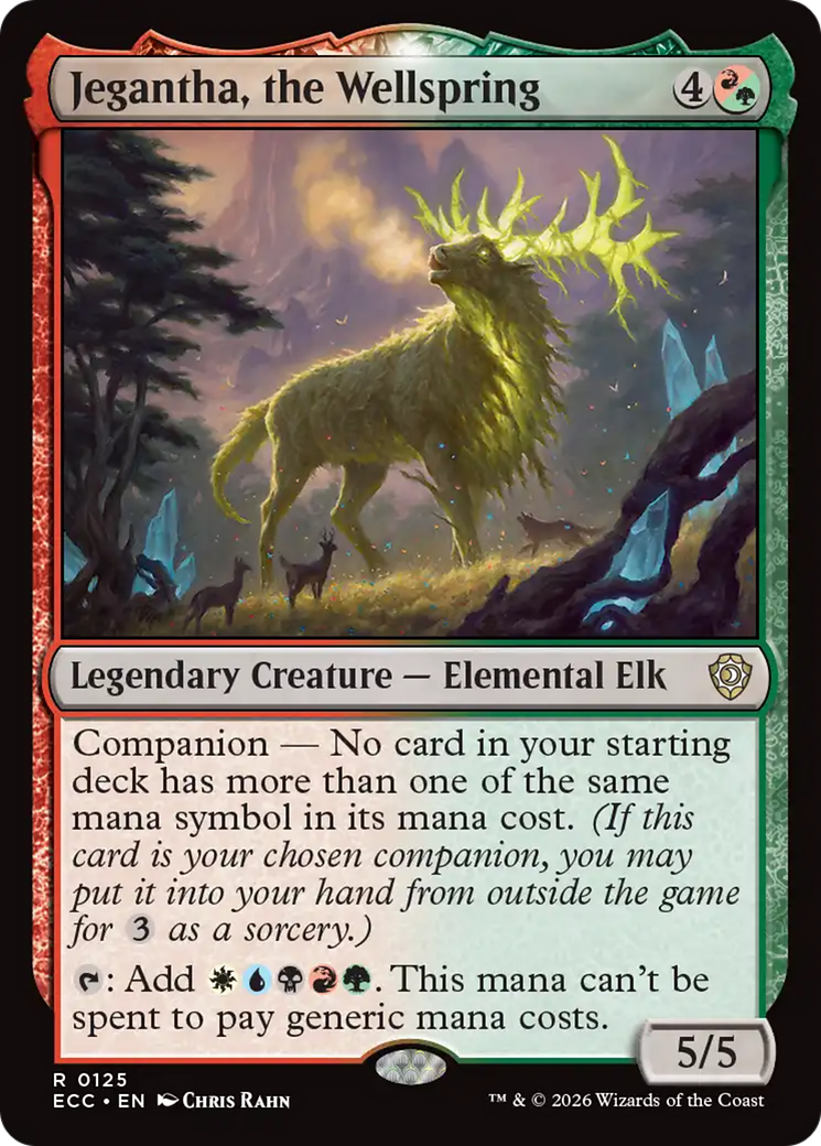 Jegantha, the Wellspring [Lorwyn Eclipsed Commander] | Exor Games New Glasgow