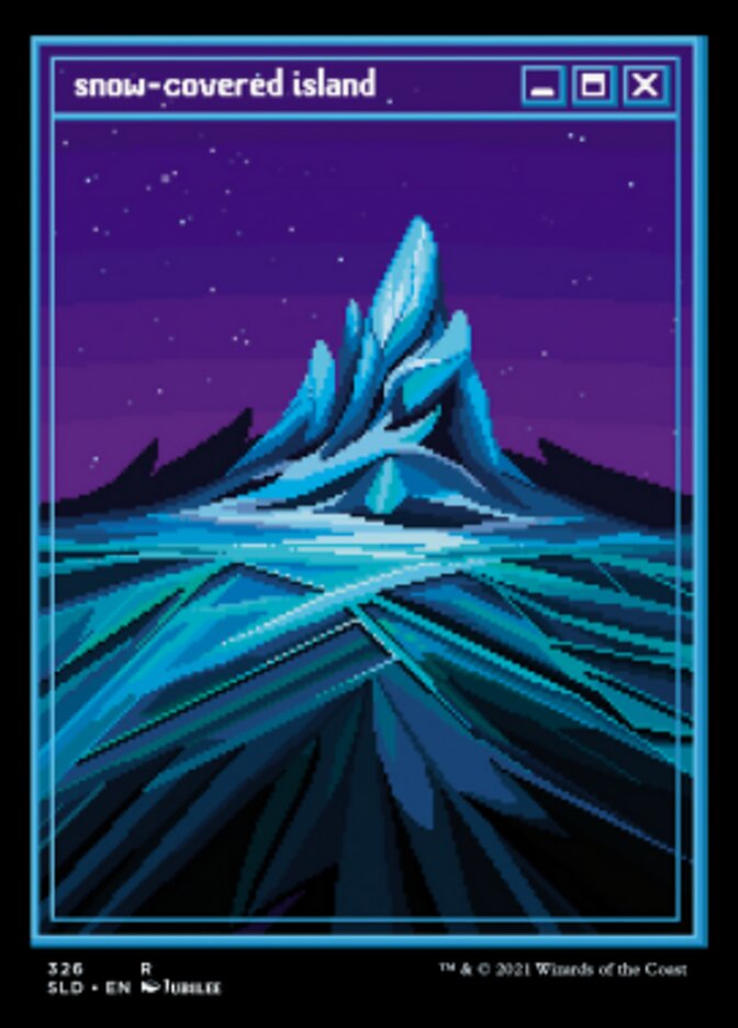 Snow-Covered Island (Foil Etched) [Secret Lair Drop Series] | Exor Games New Glasgow