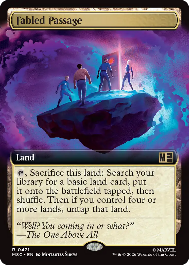 Fabled Passage (Extended Art) [Marvel Super Heroes Commander] | Exor Games New Glasgow