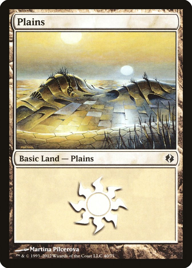 Plains (40) [Duel Decks: Venser vs. Koth] | Exor Games New Glasgow