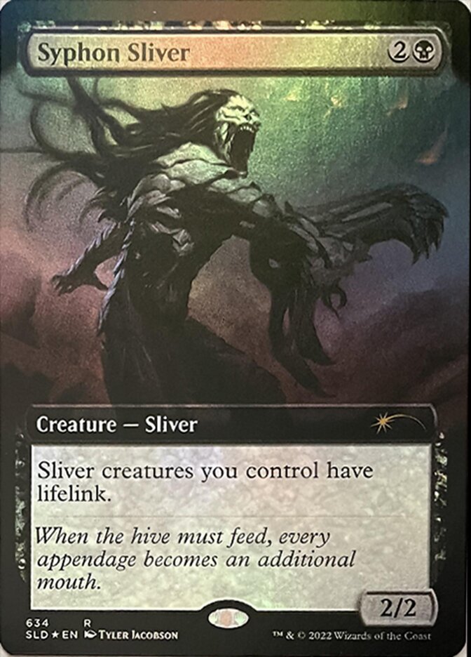 Syphon Sliver (Extended Art) [Secret Lair Drop Promos] | Exor Games New Glasgow