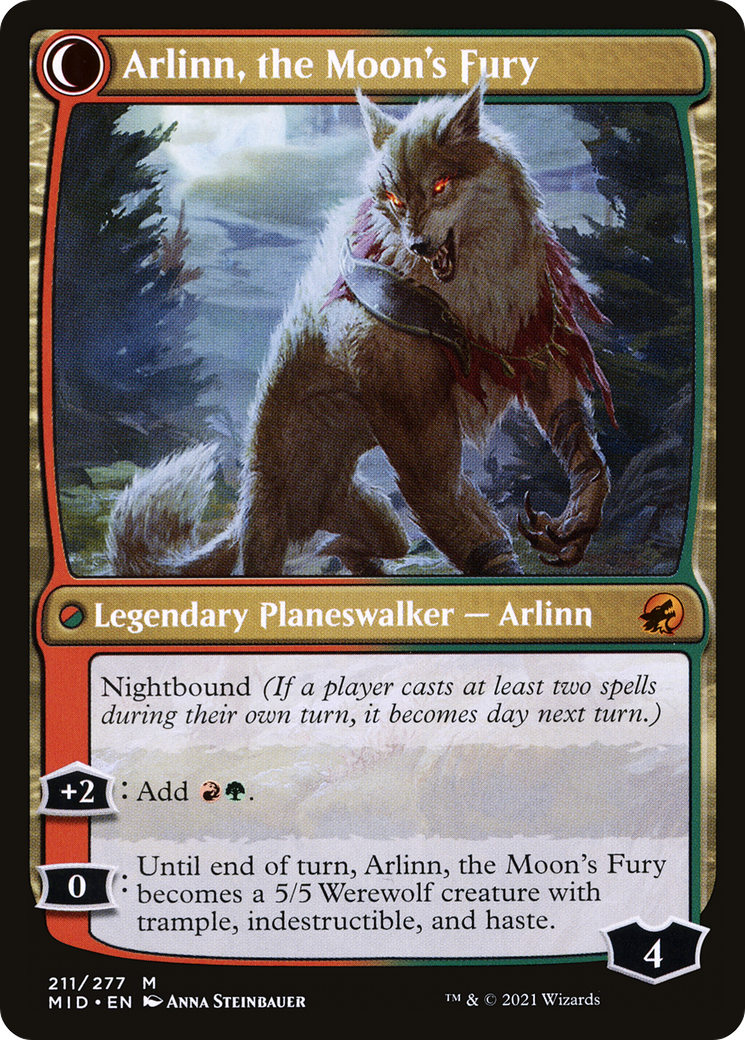 Arlinn, the Pack's Hope // Arlinn, the Moon's Fury [Secret Lair: From Cute to Brute] | Exor Games New Glasgow