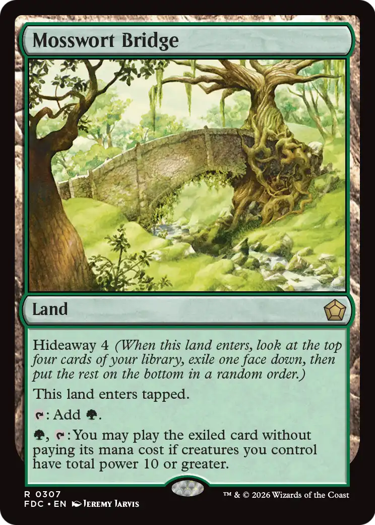 Mosswort Bridge [Foundations Commander] | Exor Games New Glasgow
