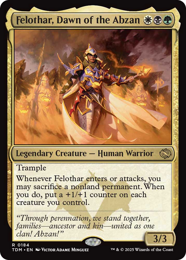Felothar, Dawn of the Abzan [Tarkir: Dragonstorm] | Exor Games New Glasgow