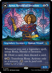 Rona, Herald of Invasion // Rona, Tolarian Obliterator (Showcase Planar Booster Fun) [March of the Machine] | Exor Games New Glasgow