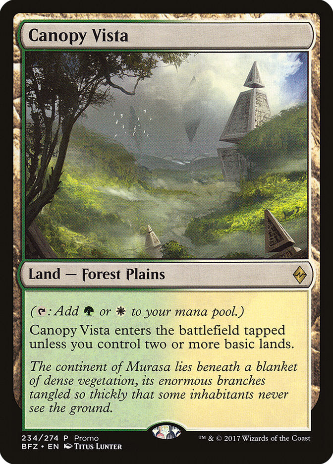 Canopy Vista (Promo) [Standard Showdown Promos] | Exor Games New Glasgow