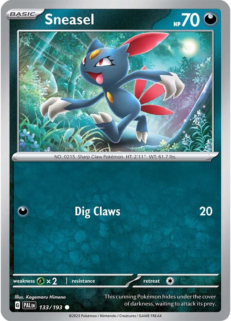 Sneasel (133/193) [Scarlet & Violet: Paldea Evolved] | Exor Games New Glasgow