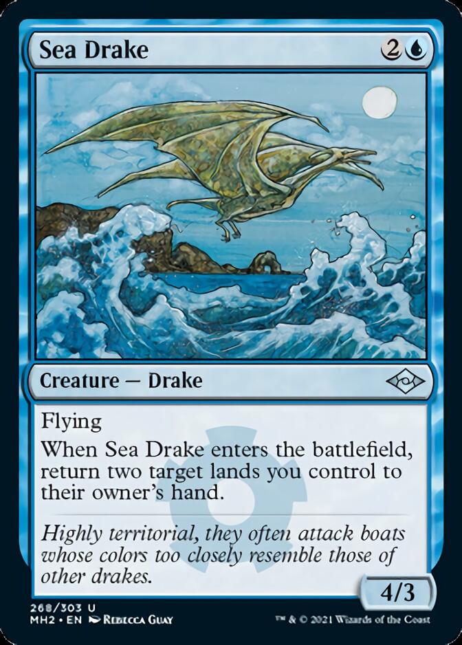 Sea Drake (Foil Etched) [Modern Horizons 2] | Exor Games New Glasgow