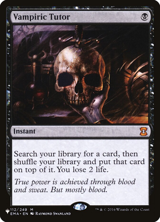 Vampiric Tutor [The List] | Exor Games New Glasgow