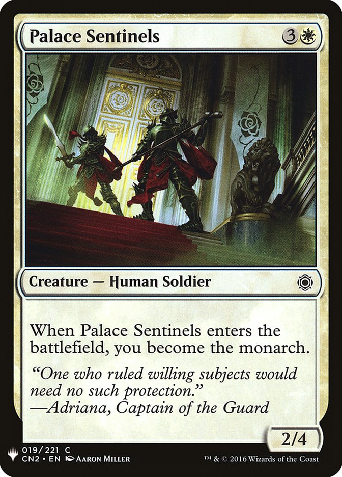 Palace Sentinels [Mystery Booster] | Exor Games New Glasgow