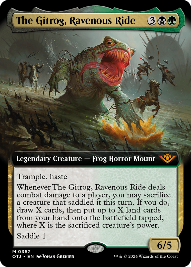 The Gitrog, Ravenous Ride (Extended Art) [Outlaws of Thunder Junction] | Exor Games New Glasgow