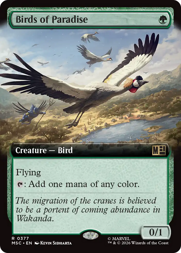 Birds of Paradise (Extended Art) [Marvel Super Heroes Commander] | Exor Games New Glasgow