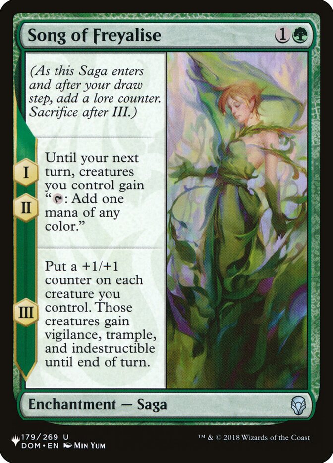 Song of Freyalise [The List] | Exor Games New Glasgow