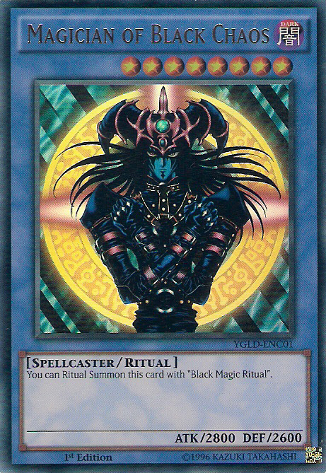 Magician of Black Chaos [YGLD-ENC01] Ultra Rare | Exor Games New Glasgow
