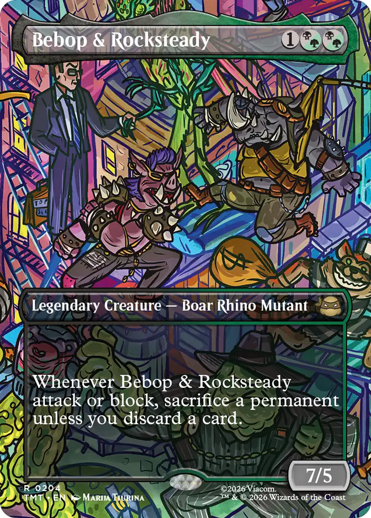 Bebop & Rocksteady (Borderless) [Teenage Mutant Ninja Turtles] | Exor Games New Glasgow