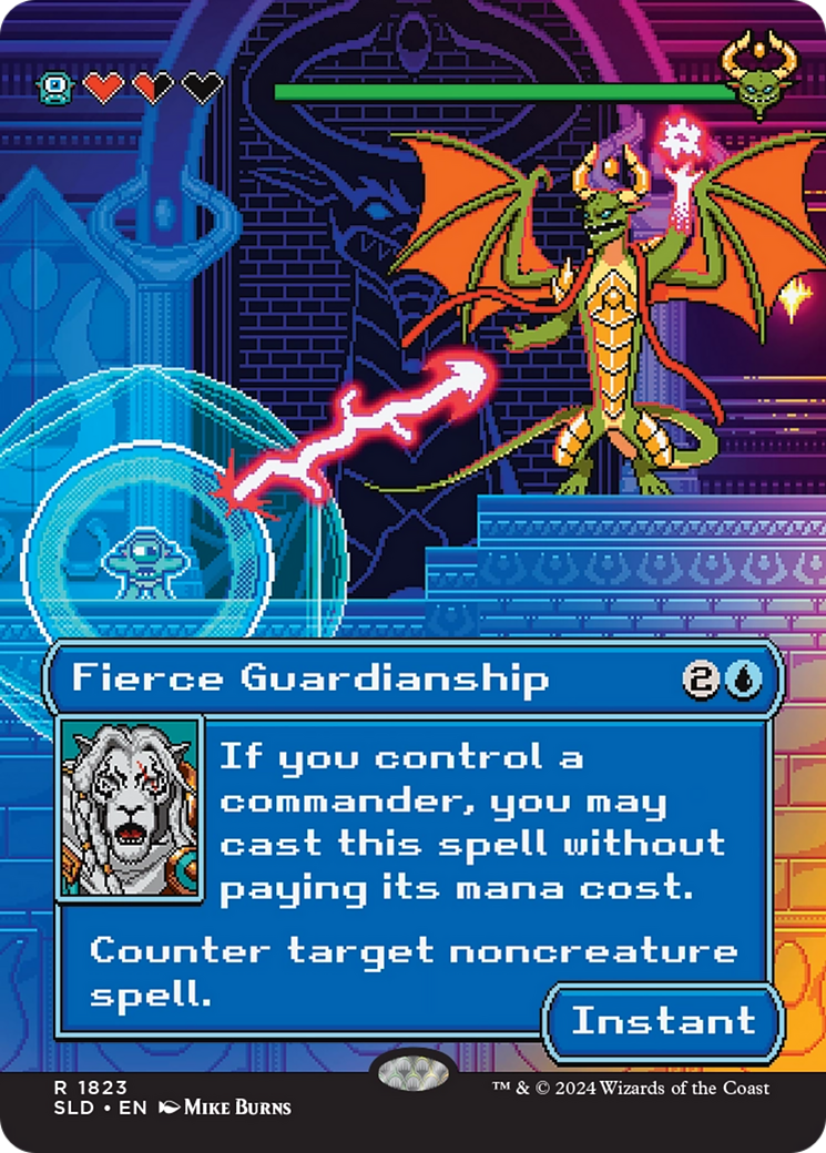 Fierce Guardianship (Rainbow Foil) [Secret Lair Drop Series] | Exor Games New Glasgow