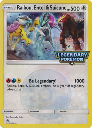 Raikou, Entei & Suicune (Jumbo Card) [Miscellaneous Cards] | Exor Games New Glasgow