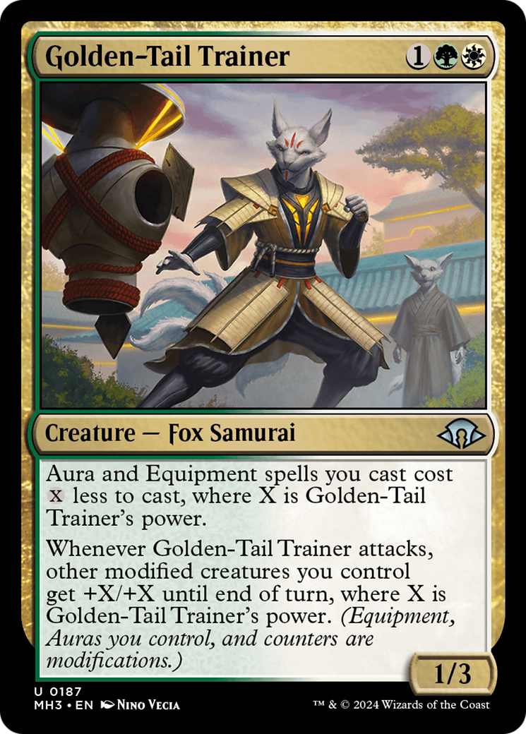 Golden-Tail Trainer [Modern Horizons 3] | Exor Games New Glasgow