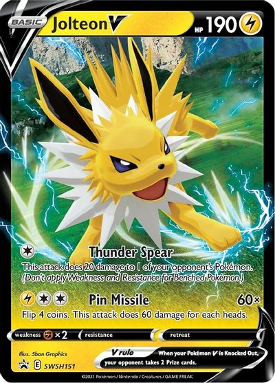 Jolteon V (SWSH151) [Sword & Shield: Black Star Promos] | Exor Games New Glasgow