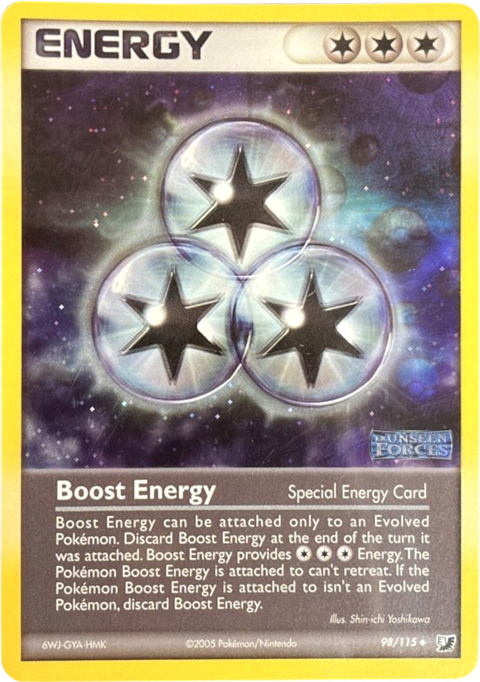 Boost Energy (98/115) (Stamped) [EX: Unseen Forces] | Exor Games New Glasgow