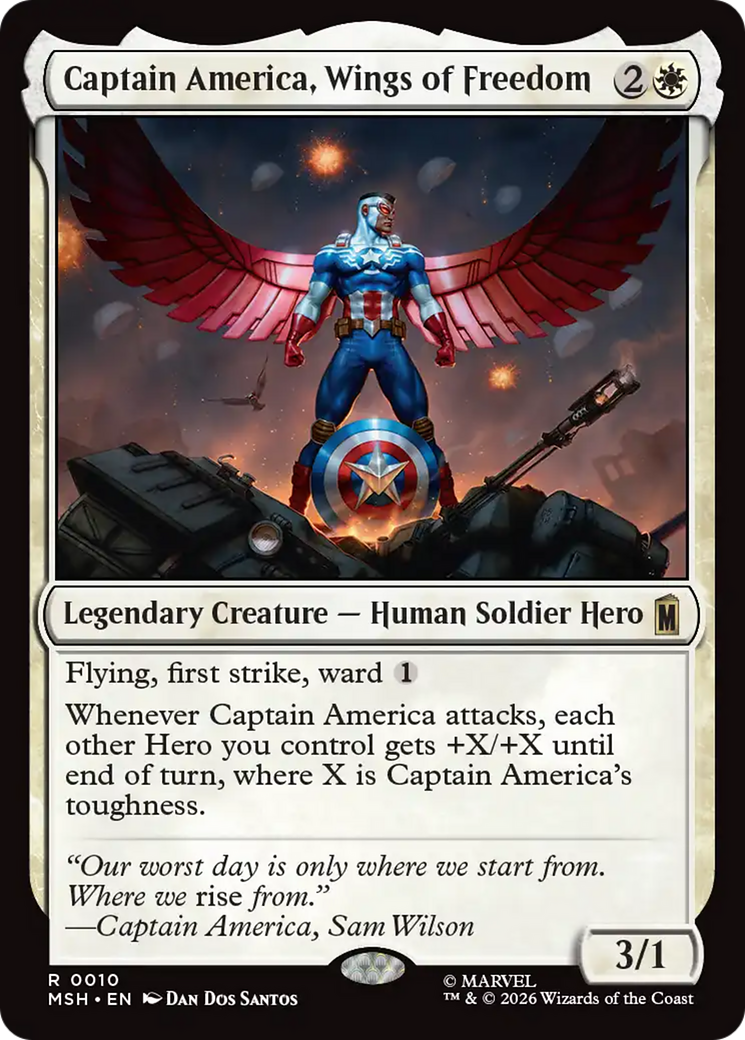 Captain America, Wings of Freedom [Marvel Super Heroes] | Exor Games New Glasgow