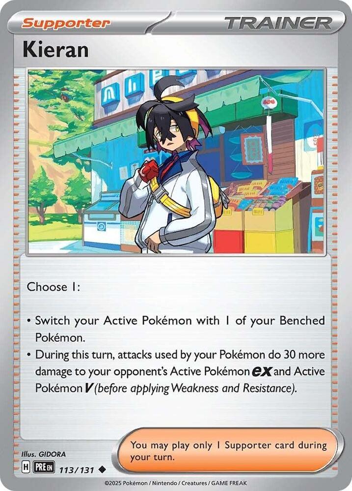 Kieran (113/131) [Scarlet & Violet: Prismatic Evolutions] | Exor Games New Glasgow