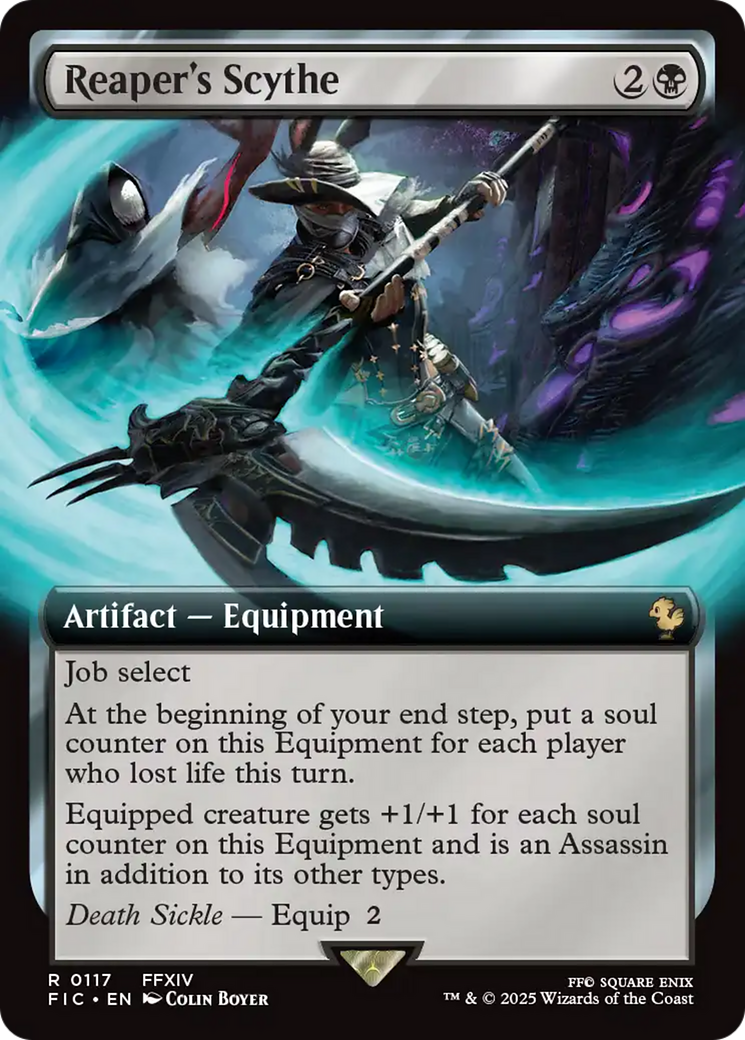 Reaper's Scythe (Extended Art) [FINAL FANTASY Commander] | Exor Games New Glasgow