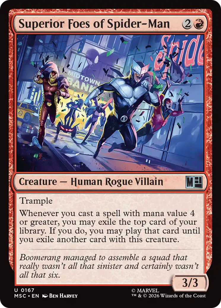 Superior Foes of Spider-Man (Surge Foil) [Marvel Super Heroes Commander] | Exor Games New Glasgow