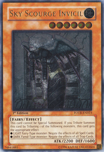 Sky Scourge Invicil [FOTB-EN023] Ultimate Rare | Exor Games New Glasgow