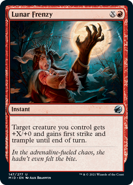 Lunar Frenzy [Innistrad: Midnight Hunt] | Exor Games New Glasgow