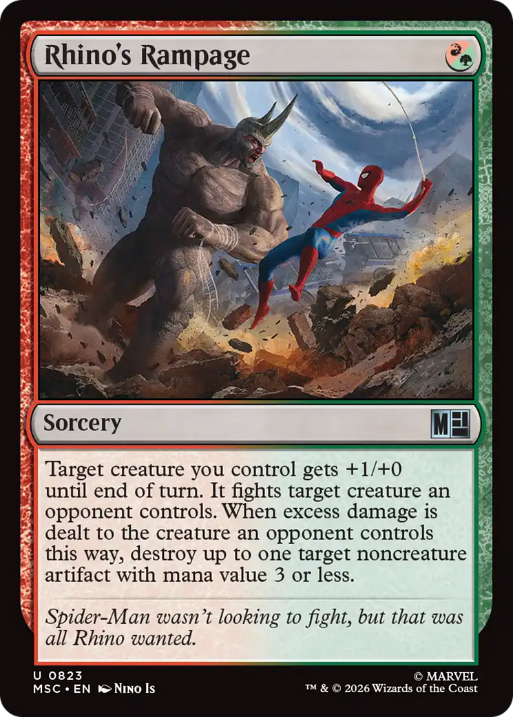 Rhino's Rampage [Marvel Super Heroes Commander] | Exor Games New Glasgow