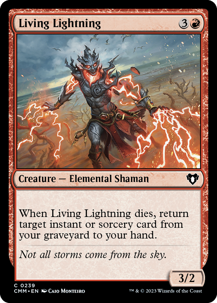 Living Lightning [Commander Masters] | Exor Games New Glasgow