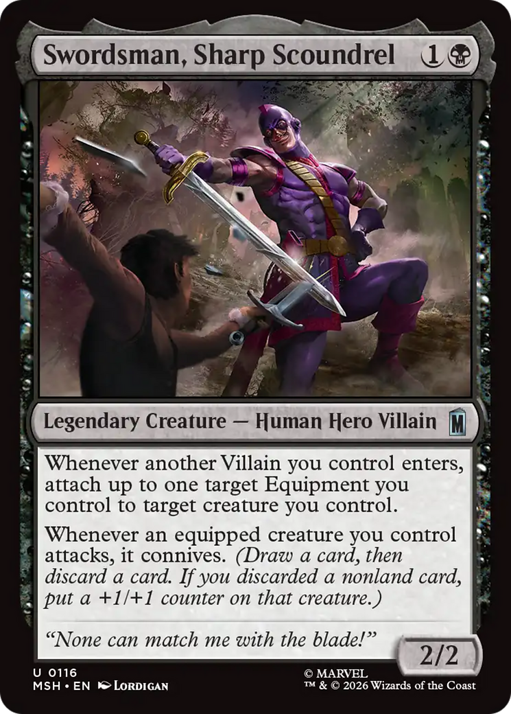 Swordsman, Sharp Scoundrel [Marvel Super Heroes] | Exor Games New Glasgow