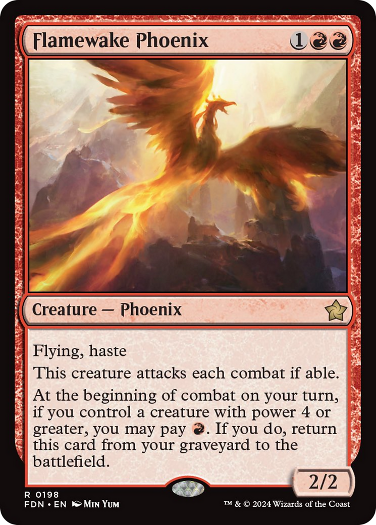 Flamewake Phoenix [Foundations] | Exor Games New Glasgow