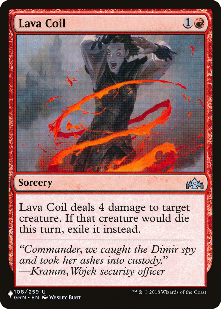 Lava Coil [The List] | Exor Games New Glasgow