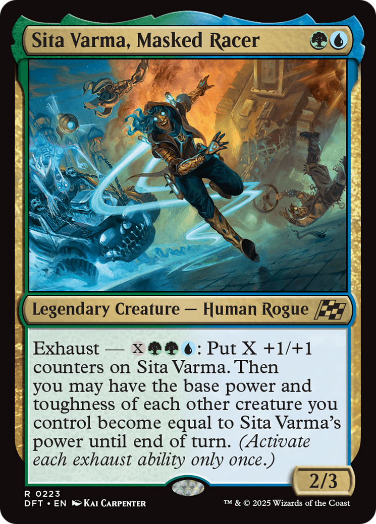 Sita Varma, Masked Racer [Aetherdrift] | Exor Games New Glasgow