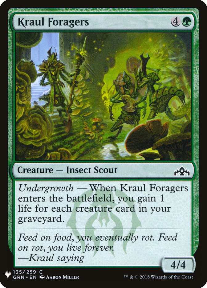 Kraul Foragers [Mystery Booster] | Exor Games New Glasgow