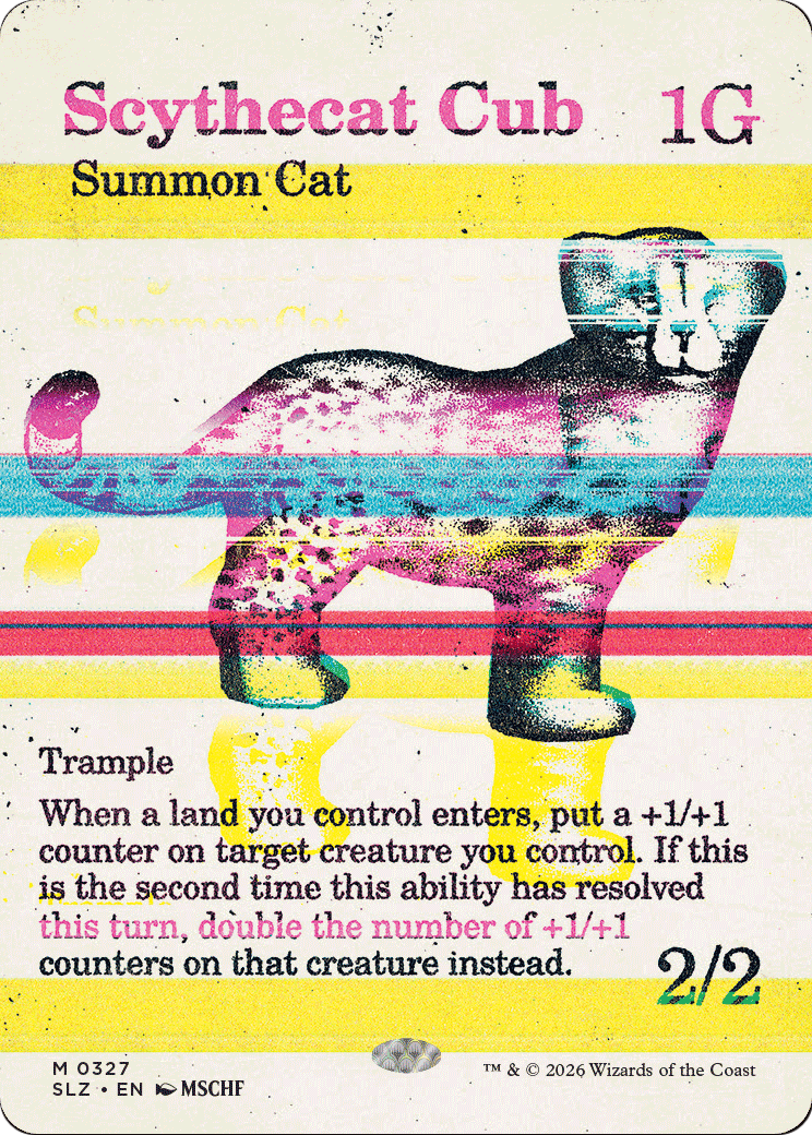 Scythecat Cub (0327) [Secret Lair x MSCHF: The Zeta Set] | Exor Games New Glasgow