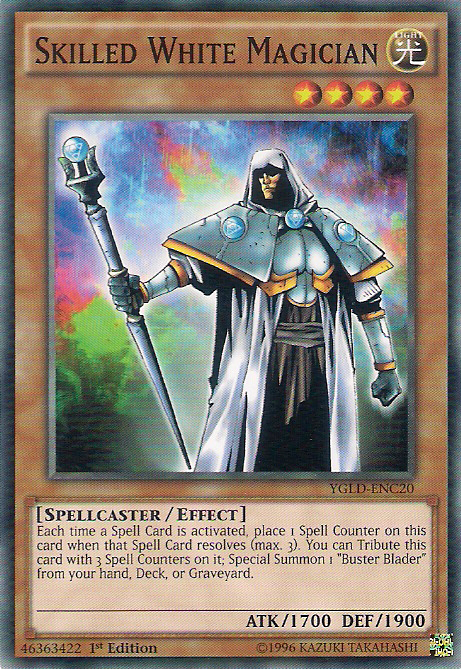Skilled White Magician [YGLD-ENC20] Common | Exor Games New Glasgow