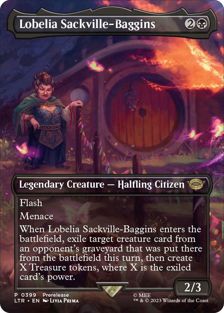 Lobelia Sackville-Baggins (Borderless Alternate Art) [The Lord of the Rings: Tales of Middle-Earth] | Exor Games New Glasgow