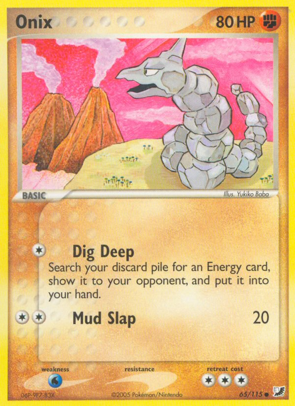 Onix (65/115) [EX: Unseen Forces] | Exor Games New Glasgow