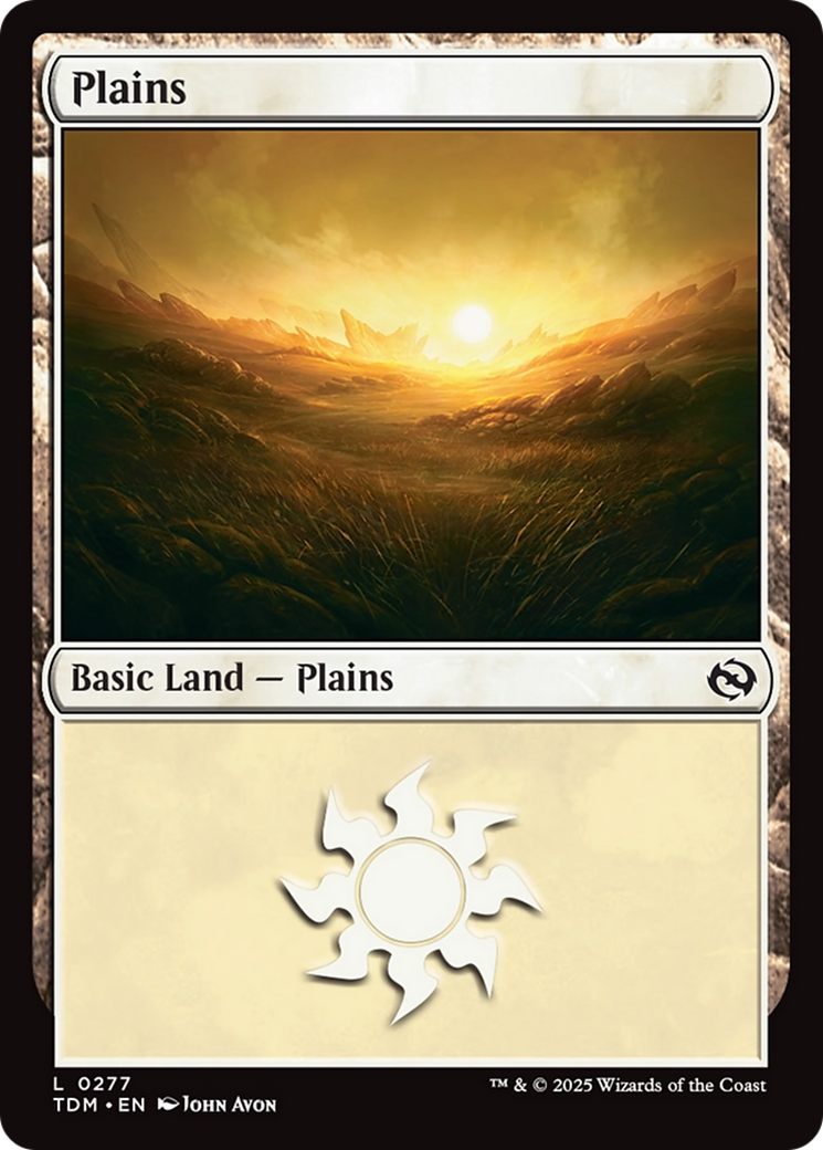 Plains (0277) [Tarkir: Dragonstorm] | Exor Games New Glasgow