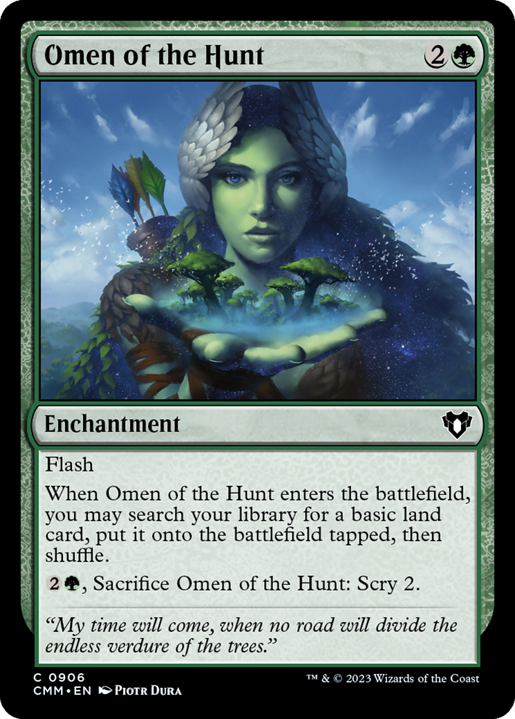 Omen of the Hunt [Commander Masters] | Exor Games New Glasgow